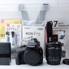 ★Canon EOS kiss X7★S数約1600回●美品●スマホ転送  1ヶ月動作補償あり！ 安心のゆうパック代引き発送！ 送料、代引き手数料無料！の画像