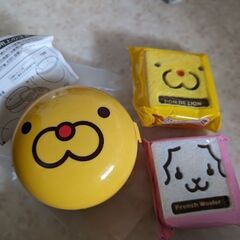 ランチボックスとスポンジのセット