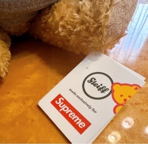 StteiffBear シュプリーム パーカー くま ぬいぐるみ