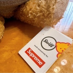 StteiffBear シュプリーム パーカー くま ぬいぐるみの画像