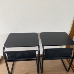 家具　テーブル　ソファーサイドテーブル2つ