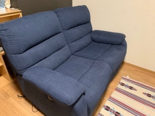 家具 ソファ 2人掛け電動リクライニングソファ