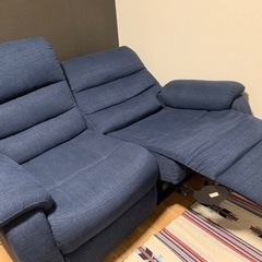 家具 ソファ 2人掛け電動リクライニングソファの画像