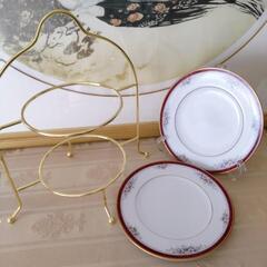 Noritake ケーキスタンド 2段の画像
