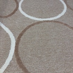 カーペット 185×240cm TUFTED CARPET 型番:2400 ベージュ 生活雑貨 洗濯用品の画像