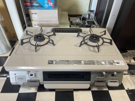 【リサイクルサービス八光】2016年製　リンナイ　ガスコンロ　RT64MH7R-CR 13A　都市ガス用　右強火