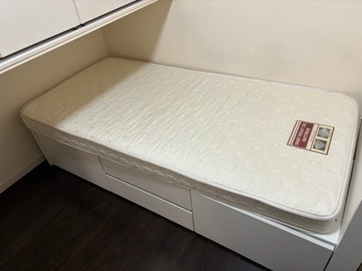 ニトリ　ベッド シングルベッド　マットレス付き