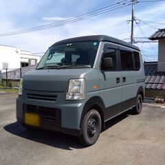 平成20年式☆スズキ・エブリイ☆車中泊仕様☆タカラ水性塗料にて全塗装済み☆諸費用込み99310円の画像