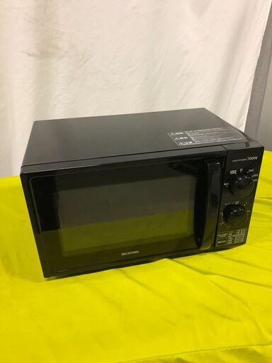 IRIS OHYAMA 電子レンジ IMG-T177-5-B 2022年製　 ターンテーブル ハイパワー700W