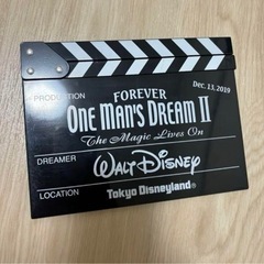 ディズニー　ワンマンズドリーム　カチンコ