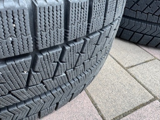 GW価格！BSブリザックVRX215/55-17×weds JOKER pcd100 5H  BPアウトバックで使用
