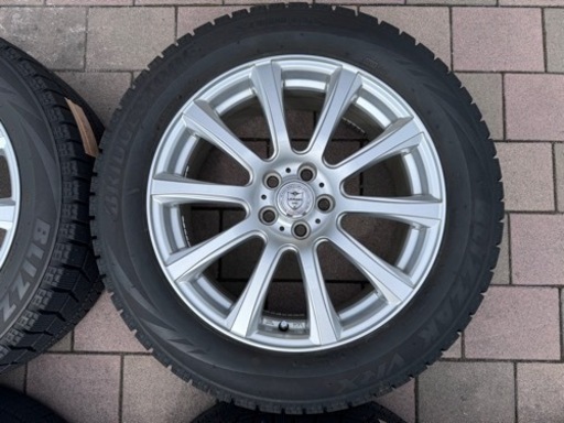 GW価格！BSブリザックVRX215/55-17×weds JOKER pcd100 5H  BPアウトバックで使用