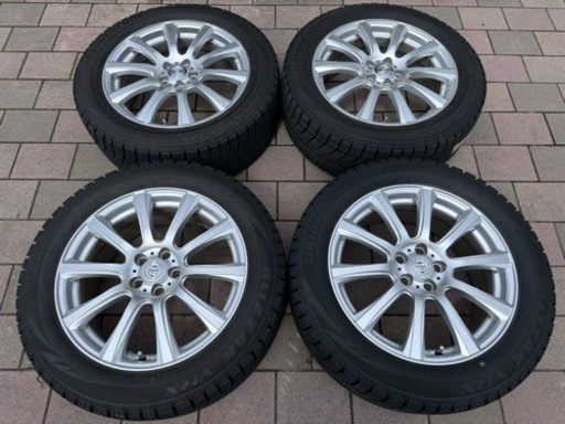 GW価格！BSブリザックVRX215/55-17×weds JOKER pcd100 5H  BPアウトバックで使用