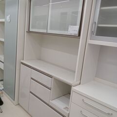 ☆ジモティ割あり☆ NITORI 食器棚 ホワイト W120×D45×H200