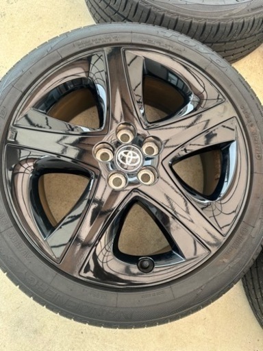 50プリウス PCD100 ツーリングホイール タイヤ