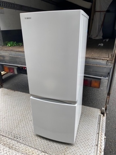 北九州市内配送無料　保証付き　東芝 冷蔵庫 幅47.9㎝ 153L セミマットホワイト GR-S15BS (W) 2ドア 右開き 【一人暮らし】 【省スペース】 2021 年モデル
