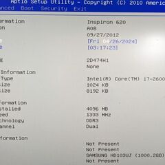 Core i7パソコン　動くけどジャンク　取来方限定の画像