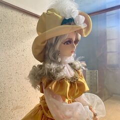 昭和レトロ　フランス人形　の画像