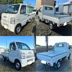 全込み価格‼︎超低走行！　4WD 5MT キャリートラック　軽ト...