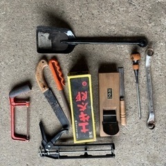 工具、大工道具、ナタ、等の画像