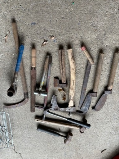 工具、大工道具、ナタ、等