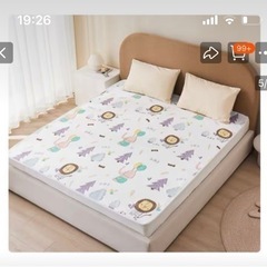 防水シート2枚120cm✖️200cm 子供用品 ベビー用品 寝具　