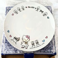 新品　ハローキティ絵皿　直径19cm