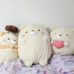 すみっコぐらし　ぬいぐるみ　ねこ