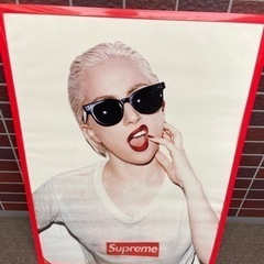 supreme シュプリーム　レディガガ　ポスター　レア　希少　...