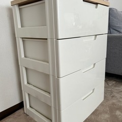 家具 収納家具 タンス　衣類収納　4段の画像