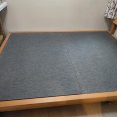 家具 ベッド キングサイズ1600ベッド 西川マットレスの画像
