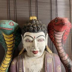 蛇　阿弥陀如来　時代物？　作家物か？の画像
