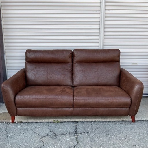 LURKEY本革 家具 電動リクライニングソファ 3人掛けソファ 3Pソファ