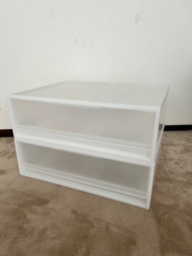 無印良品　ポリプロピレン収納ケース・引出式