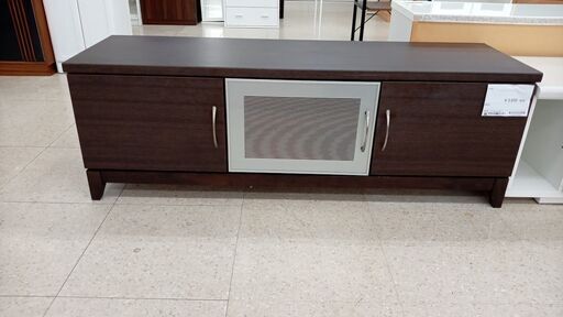 店長値引き★ジモティ割あり★  テレビ台 ブラウン H50.5×D45×W150.5 クリーニング済み TJ5542