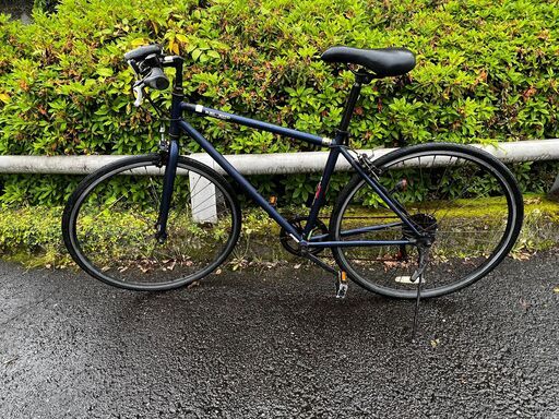 リサイクルショップどりーむ鹿大前店　自転車　No1396　28インチ　ギア切替OK　ライト付き　青