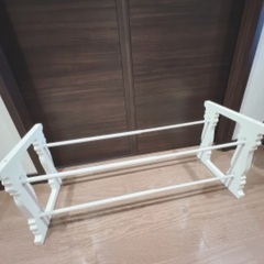 生駒駅付近受け渡し　おしゃれなデザイン伸縮シューズラック の画像