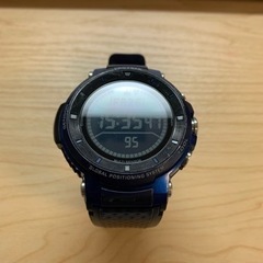 カシオ　CASIO スマートウォッチ　プロトレック　WSD-F30 ブルー　中古 の画像