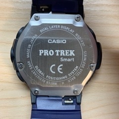 カシオ　CASIO スマートウォッチ　プロトレック　WSD-F30 ブルー　中古 の画像