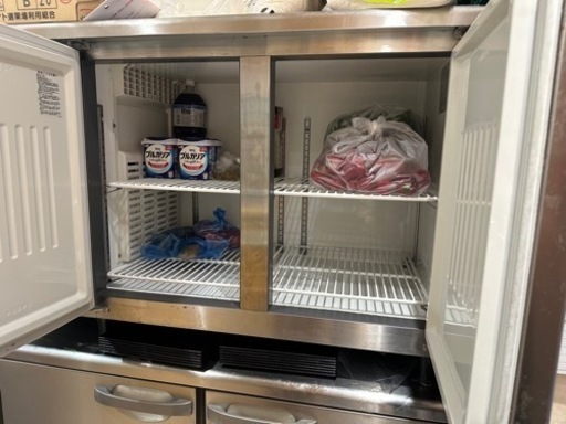 フクシマ　業務用台下冷蔵庫　コールドテーブル