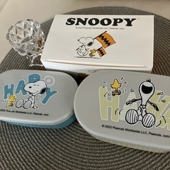 かわいい❤️新品未使用品スヌーピ－タッパー2個セット