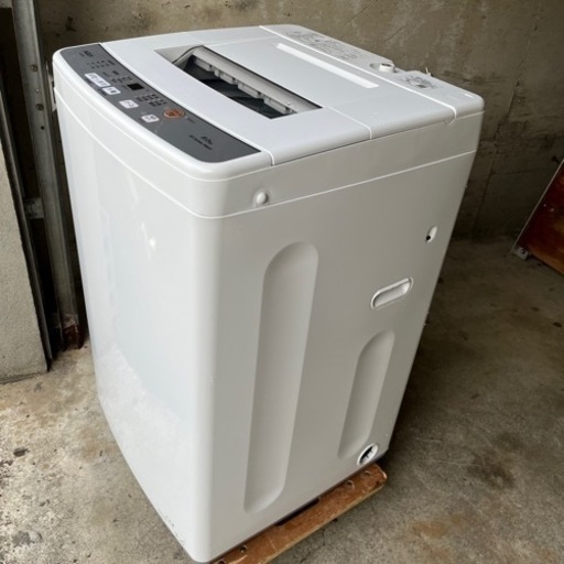 【2021年製】AQUA 6kg 3Dアクティブ洗浄＆高濃度クリーン浸透!!簡易乾燥機能付き 全自動洗濯機【AQW-S6M】