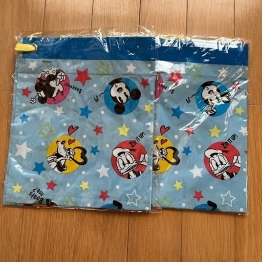 ディズニービニール袋　2枚\n