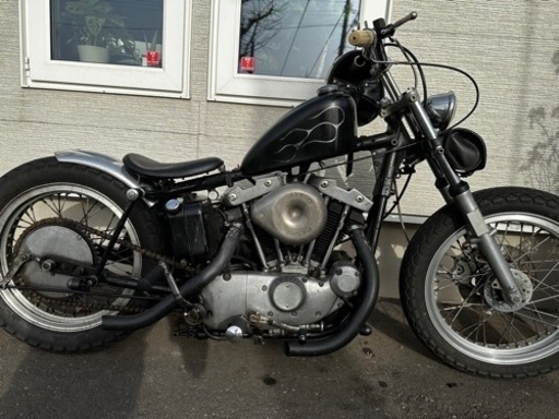 バイク 1972年式XLCH ビンテージハーレー