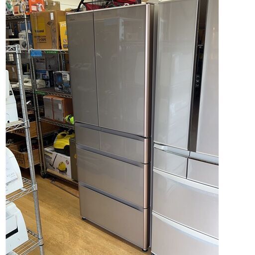 【リサイクル市場エコ伊川谷】SHARP / シャープ 6ドアノンフロン冷凍冷蔵庫 615L 2017年製 R-XG6200H【取りに来られる方限定】【軽バン1時間貸出無料】