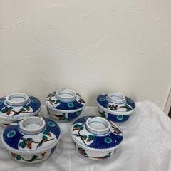 九谷焼のお汁椀の画像