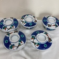 九谷焼のお汁椀の画像