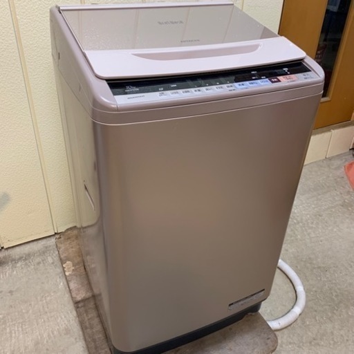 大容量！日立 ビートウォッシュ BW-V100B  10kg  2017年製 HITACHI 洗濯機