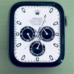 美品 Apple Watch SE GPS 44mm シルバー バッテリー最大容量95% アップルウォッチ　ベルト新品の画像
