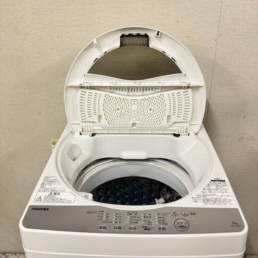  17351  TOSHIBA 一人暮らし洗濯機 2019年製 5.0㎏ ◆大阪市内・東大阪市他 5,000円以上ご購入で無料配達いた